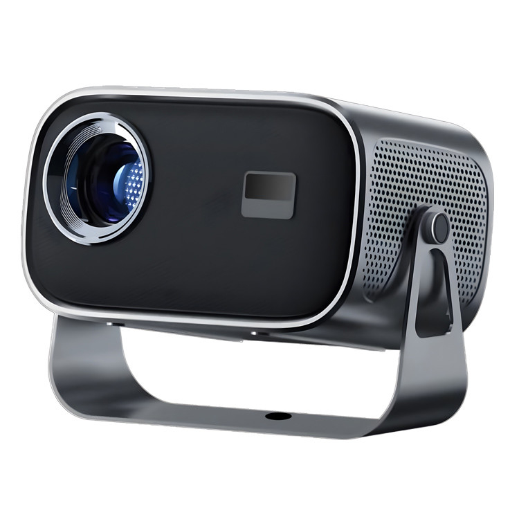 Mini Portable Projector with WiFi6 2.4G/5G 802.11a/b/g/n/ac/ax GPU ARM Mali-450 MP2 GPU 720P LCD Projection Technology