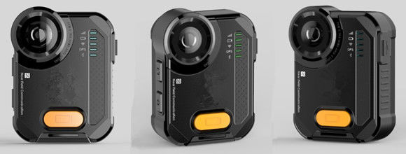 170 G Body Worn Police Video Camera 2 Meters Shock Proof 160° Field View