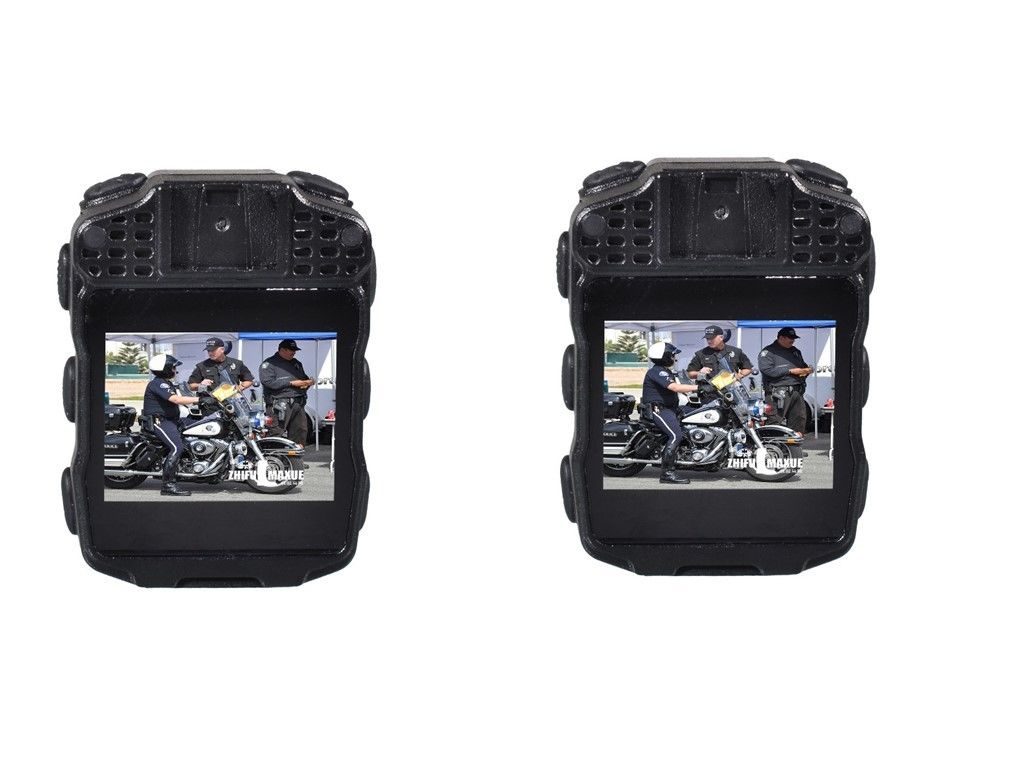 12 Mp Wifi Body Worn Camera , 64GB Police Wearable Camera GPS Supported
