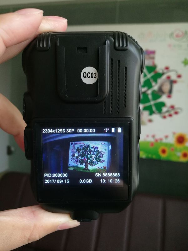 Durable Black Police Camera Recorder 3600 MAh Lithium Replace Battery Support GPS