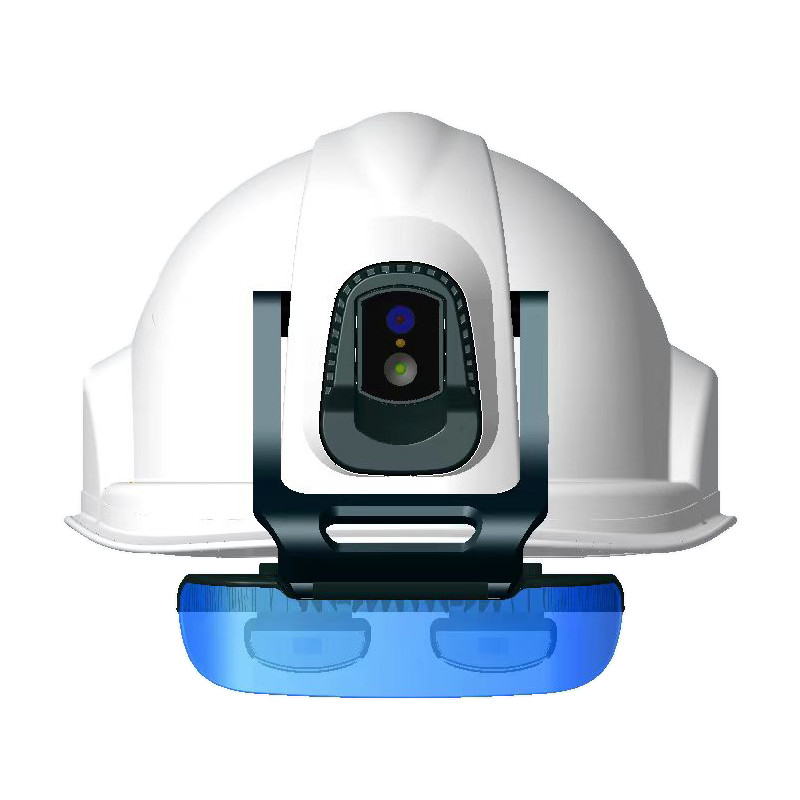 Augmented Reality AR Helmet AI  PS Live Video Geo-Fencing EIS Wireless Transmission Construction Site