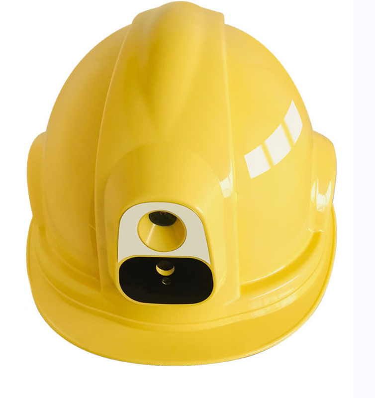 Power Supply 12V or 5V 4G GPS Safety Helmet Camera with Built-in 4000mAh Battery and Adjustable Modes