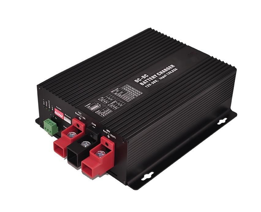 Powerful 12V DC Battery Charger with 15.4A Max Output Current Compact and Lightweight 1.7kg/190mm*215mm*70mm
