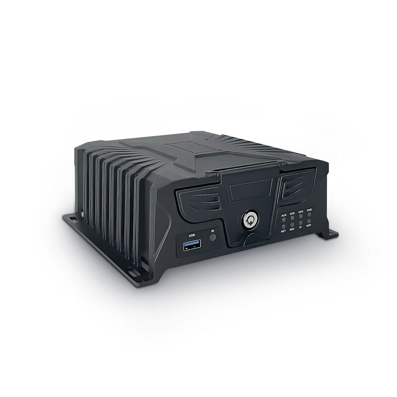 4G Mobile DVR Mobile Surveillance System with HDD SSD and TF Card Support Featuring Aviation Plug Connector and Consumption