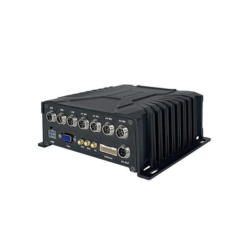 4G Mobile DVR with 8 Channel Video and Audio Input Supports Adjustable Frame Rate and Image for Various Vehicle Surveillance Needs