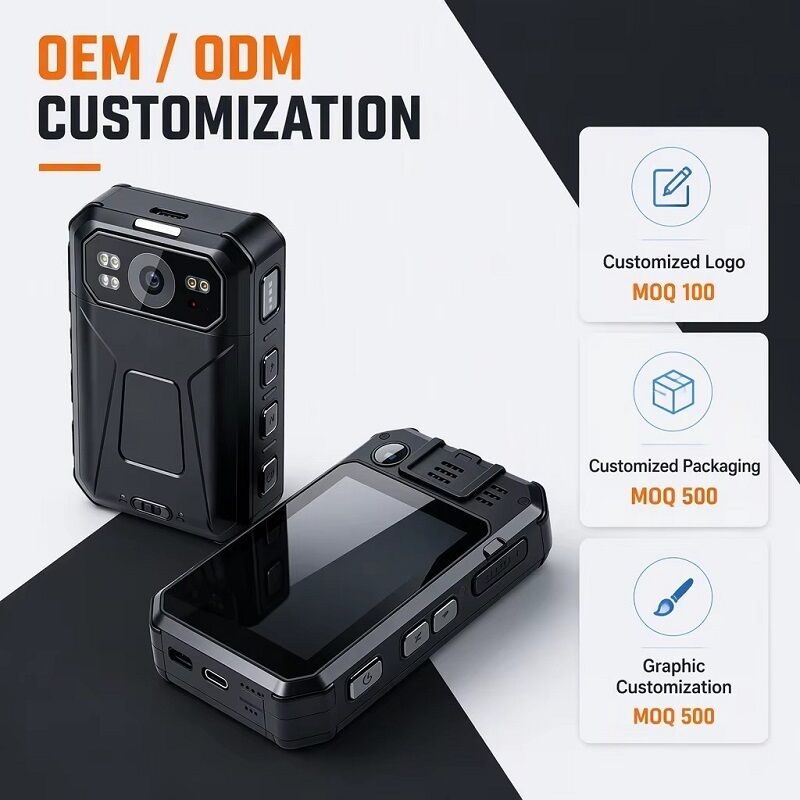 4G IP Body Worn Camera SIM B28 Band Rtmp Rtsp Onvif Recorder