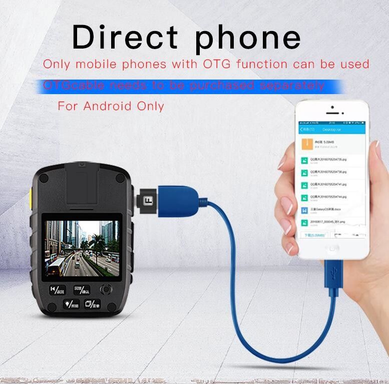 GPS Police WIFI Body Camera With Night Vision Security Camera Taking Video Without Turning On IP Camera