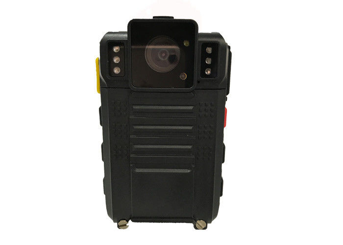 4G Police Body Worn Camera / 2.8 Inches Screen Waterproof IP66 Wifi Security Camera 140 Degrees Angle