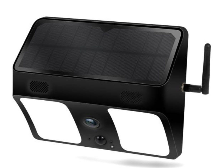 Surveillance Wifi Solar Camera With Detect Motion 1080P Pir Light Camera With Remove Control Supports Max 64GB Storage