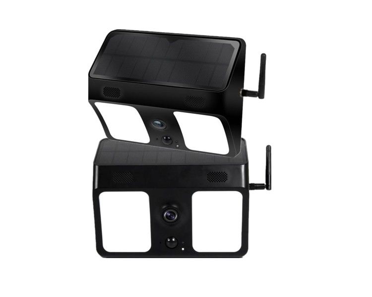 APP WiFi PIR Motion LED Light Hidden Camera 1080P Solar 10400mAh Li-Battery Outdoor Light