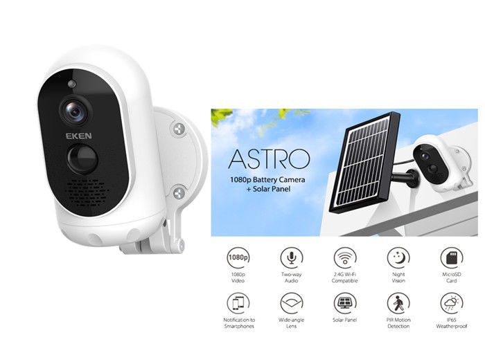 PIR Motion Camera 3.2W Solar Panel Wifi Battery Security Camera For Outdoor Camera IP67