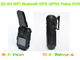 Hands Free 4G Body Worn Camera Black , Police Uniform Camera FCC Approved
