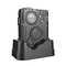 IP67 Network Police Worn Camera HD Resolution Onvif Black IR Light 3200mAH