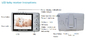 3.5 Inch Screen Wireless Baby Monitor HD 2 Way Intercom Builtin 1300MAH Li Battery