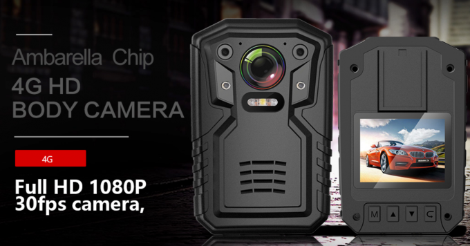 4G 3G WIFI Police Body Cameras With 1080P 2 Way Audio Night Version