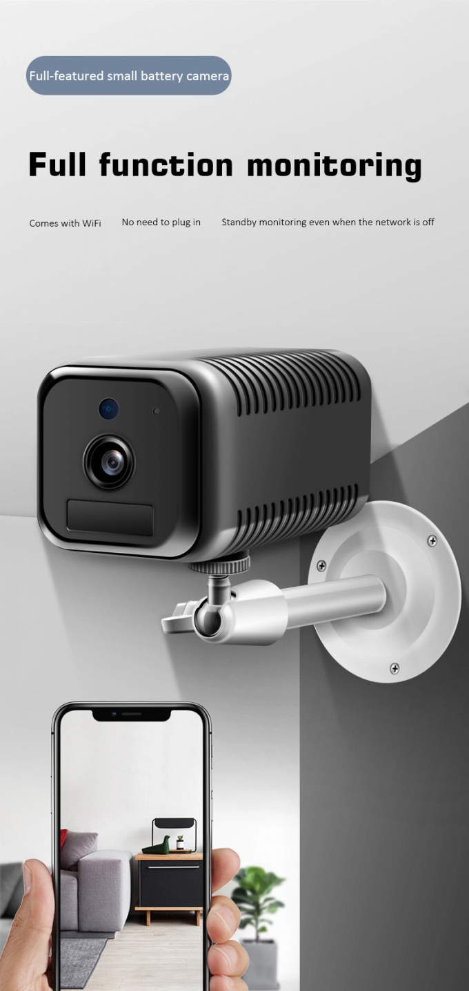 2MP 1296P RK3288 4G Wifi Security Camera Android 7.1 Wifi Mini IP Camera