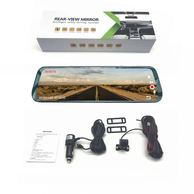 10 Inch Touch Streaming Rear View Mirror Car Dash Camera 1080P