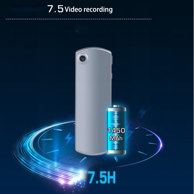Wearable HD Badge Camera Wireless Body Camera Support AP Wifi TF Card ...