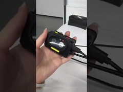 Headlamp Flashligh helmet camera CCTV for construction site workers