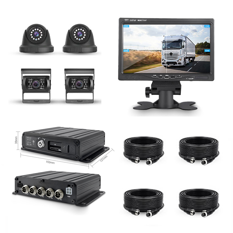 8CH 4CH 4G GPS ADAS DMS HDD DVR Kit AI MDVR Tracking System