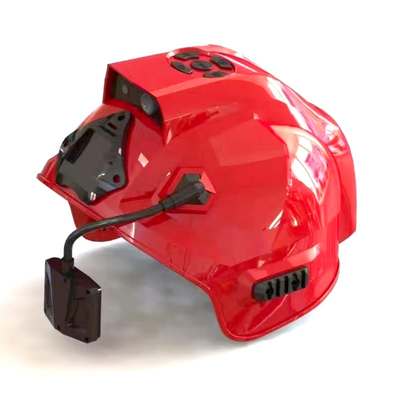802.11b/g Protocol Firefighter Rescue Helmet Thermal Imaging Sensor With 64GB TF Card And Storage Capacity