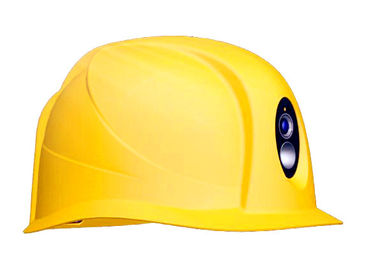 Durable Industrial Safety Helmet Camera 289*233*150 Mm With Led Light