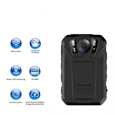 2K Premium Portable Body Worn Camera with Audio Recording Wearable Night Vision GPS for Law Enforcement