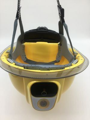 Construction Helmet with Camera 4G Video GPS DVR 10Meters Night Version