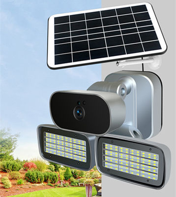 LED light IP66 3.6MM Lens 12000MAH 4G Solar Battery Camera