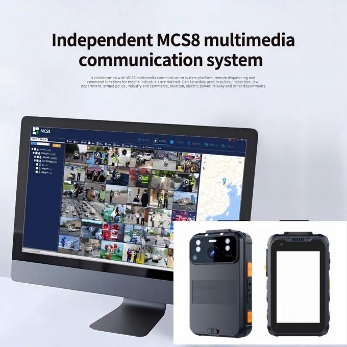 4G 2K 3.1Inch wifi HD Touch screen bodycam for law enforcement security ...