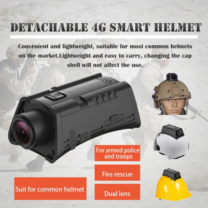 4G wifi GPS Military Optimized Tactical Helmet Camera live streaming