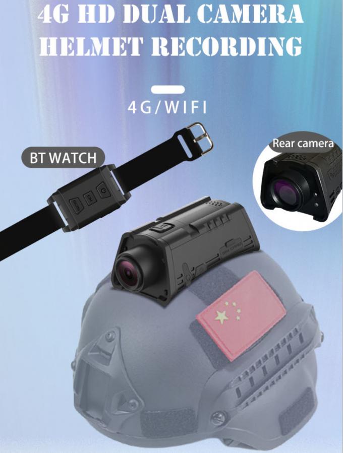 4G Wifi GPS Optimized Tactical Helmet Camera Live Streaming Camera